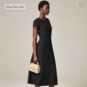 J.Crew Mathilde Dress in Luster Canvas